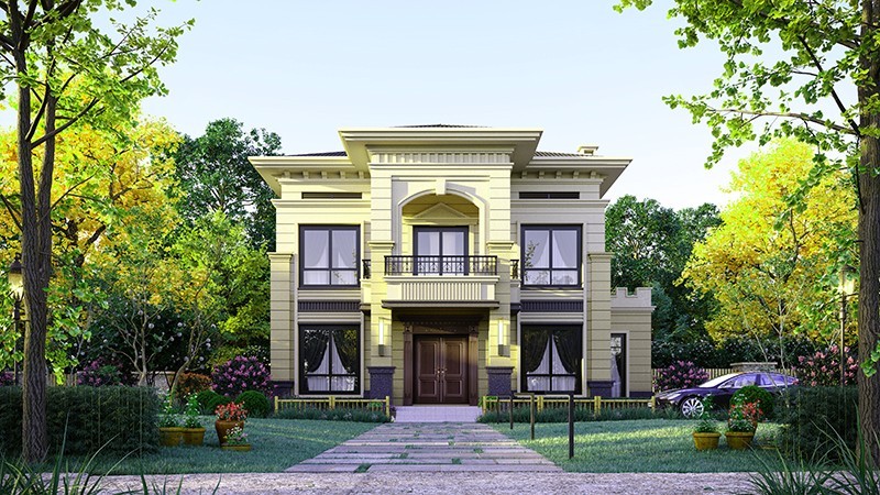 山东中式合院住宅，开放庭院与邻里乡亲更亲近